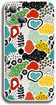 IPhone 14 Plus Case Designed by Nakiwolve - Geometry Abstract Pattern Silicone Case