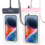 TUSEASY Waterproof Phone Pouch, Universal IPX8 Water Proof Case for iPhone 14/13/12/11 Pro Max & Galaxy S22