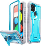 Google Pixel 5A Designed by FITO - Heavy Duty Case W/ Kickstand - Blue