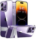 IPhone 14 Pro Case Designed by Torras MoonClimber, Metal Kickstand Protective Case - Clear