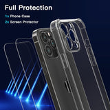 IPhone 14 Pro Case Designed by IKKEMO 6.1 inch, with [2 Pack Tempered Glass Screen Protector]