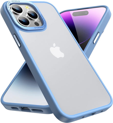 IPhone 14 Pro Case Designed by Dadanism Military Grade Light Blue Case