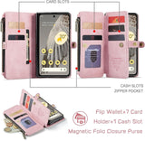 Google Pixel Fold Wallet Case Designed by Defencase - Pink