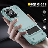 IPhone 14 Pro Max Case Designed by OOK Anti-Scratch Shockproof Silicone Mint Blue