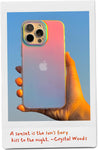 IPhone 14 Pro Max Design by Lonli Hue - Fluorescent Colorful Iridescent Translucent Matte Phone Case