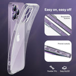 IPhone 14 Plus Case Designed by Threebees - Clear Slim Fit Protective Case