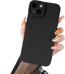 IPhone 15 Phone Case Designed by SDIK&SSIK - Black Ultra Slim Case W/Camera Cover