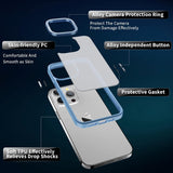 IPhone 14 Pro Case Designed by Dadanism Military Grade Light Blue Case