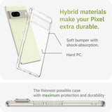 Google Pixel 7 - JIC Bundle - Slim Hybrid-Material Clear Case