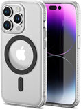 IPhone 14 Pro Max Design by Anywest - Magnetic Case [Translucent Matte, Anti-Slip, Shockproof Protective Case  6.7 Inch (Transparent)