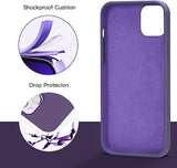 IPhone 14 Plus 6.7 Case Bescoupe Magnetic Silicone Shockproof - Purple