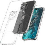 IPhone 14 Pro Case Designed by IKKEMO 6.1 inch, with [2 Pack Tempered Glass Screen Protector]