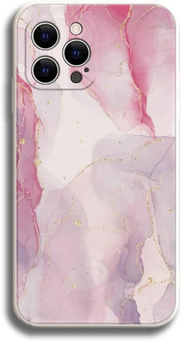 IPhone 14 Pro Max Case by Nakiwolve - Pink & Gold Streaks