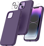 IPhone 14 Plus 6.7 Case Bescoupe Magnetic Silicone Shockproof - Purple