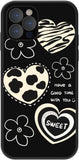 IPhone 14 Pro Case Love Hearts Pattern Design