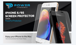 IPhone 6S / iPhone 6 Power Theory Tempered Glass Screen Protector [2-Pack]