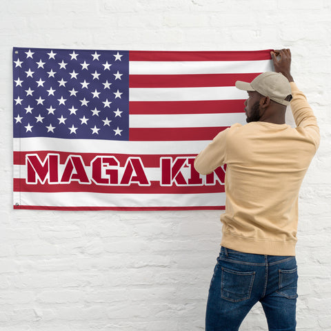 Maga King Patriot Flag