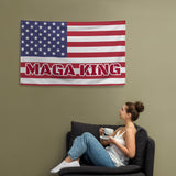 Maga King Patriot Flag