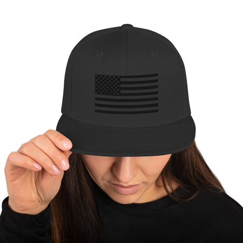 Black Flag Snapback Hat