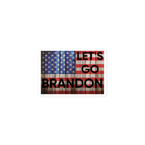 Lets Go Brandon Flag Sticker