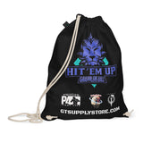 Organic Cotton Hit' Em Grapplers Ball drawstring bag