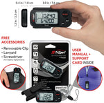 3DTriSport Walking 3D Pedometer with Clip and Strap